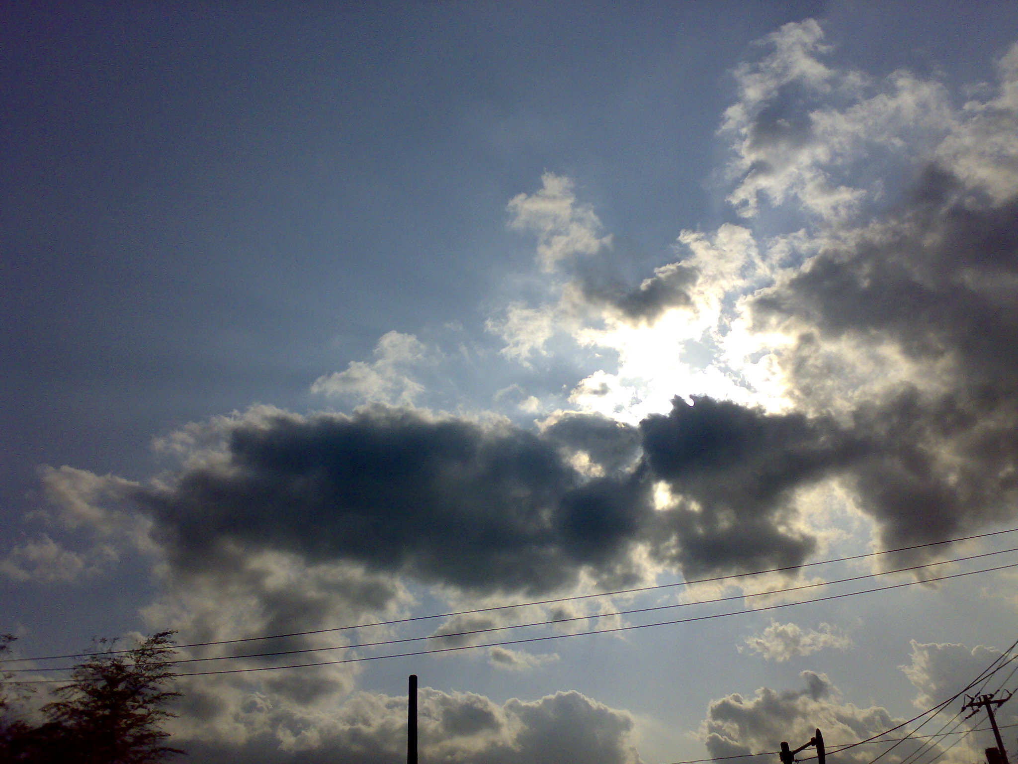 sky and clouds in the background with no clouds in sight