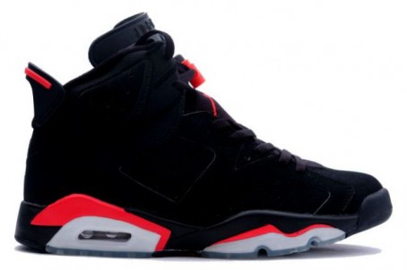 the air jordan 6 retro has arrived in black and infrared red