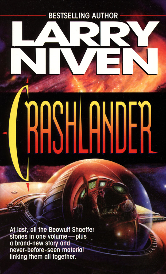 a paperback book cover of crashlander
