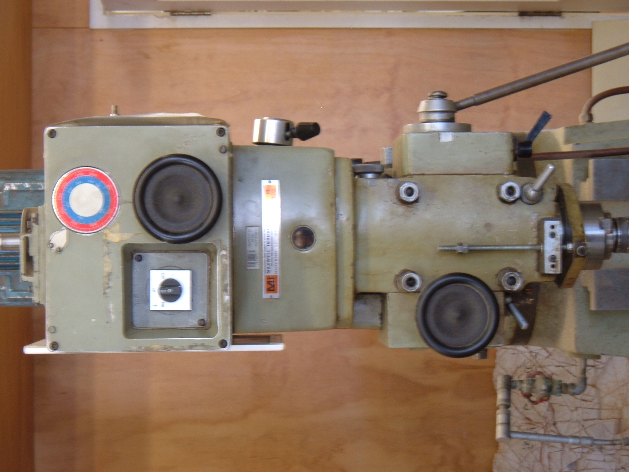 a machine with various electrical equipment attached to it