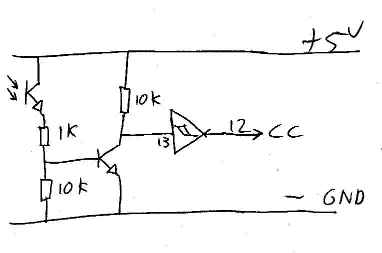 a circuit diagram showing a low current