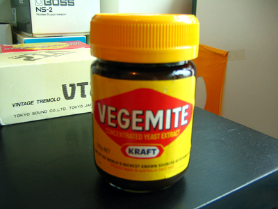 a table with a jar of vegetarian peanut er