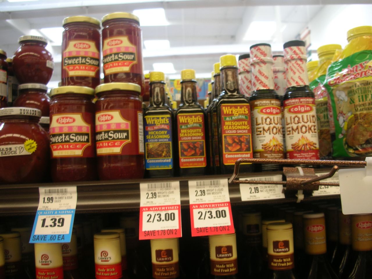 various varieties of condiments are on sale for sale