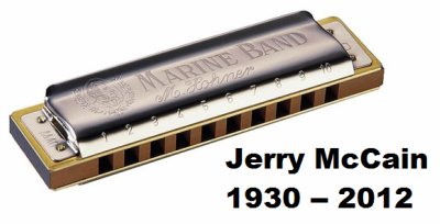 the neck and bottom portion of a harmonica