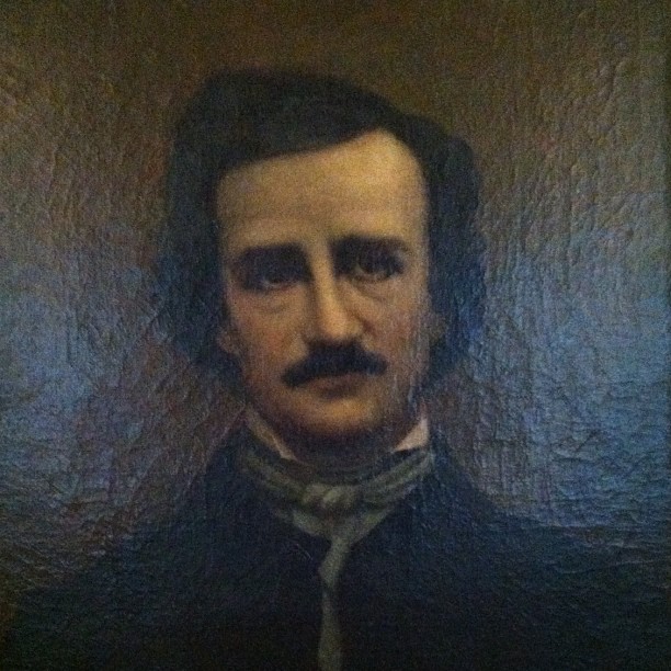 a portrait of an older man with a mustache
