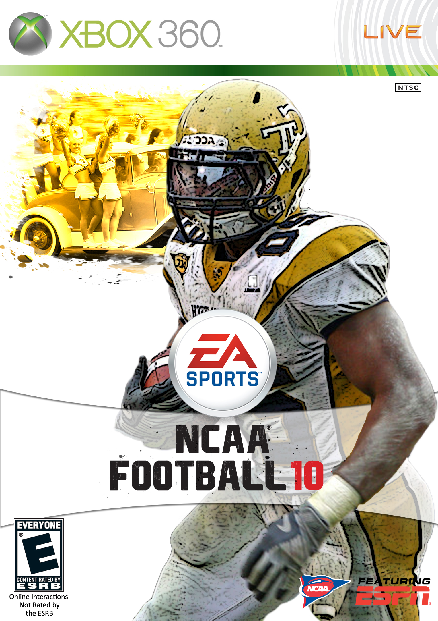 the front cover of a video game for the new football game