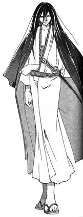 an old black and white image of a woman wearing a cloak