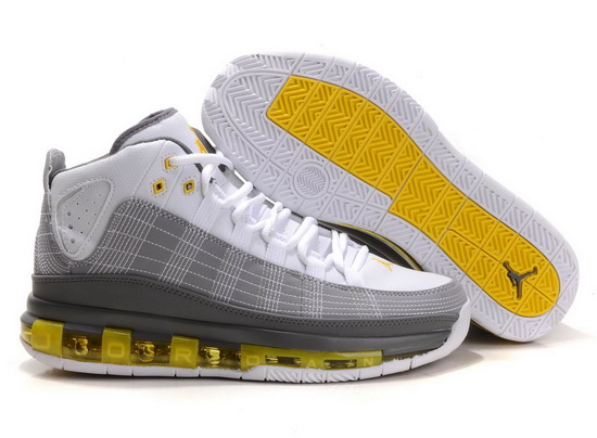 air jordan 3 retro grey white yellow grey shoes