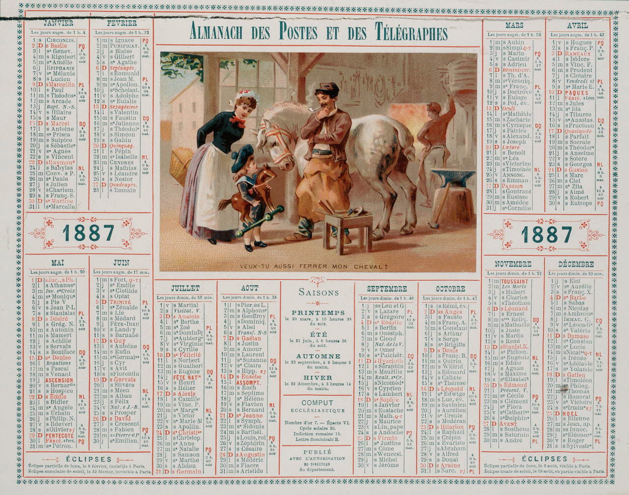 a poster advertising a farm animal fair with images of women and horses