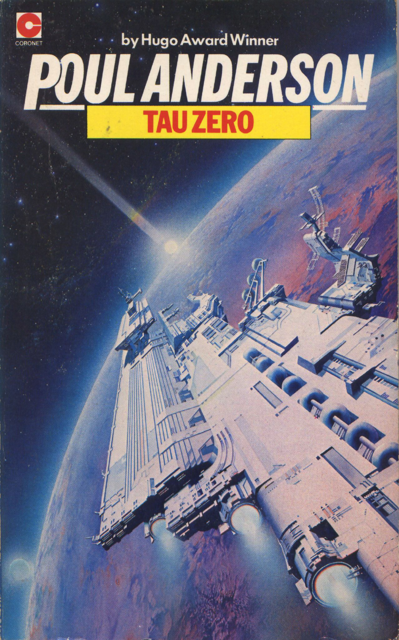 the cover of a novel on an alien ship