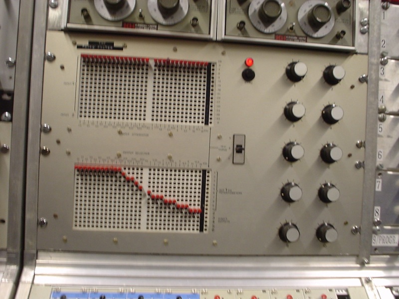a large machine with lots of s and switches
