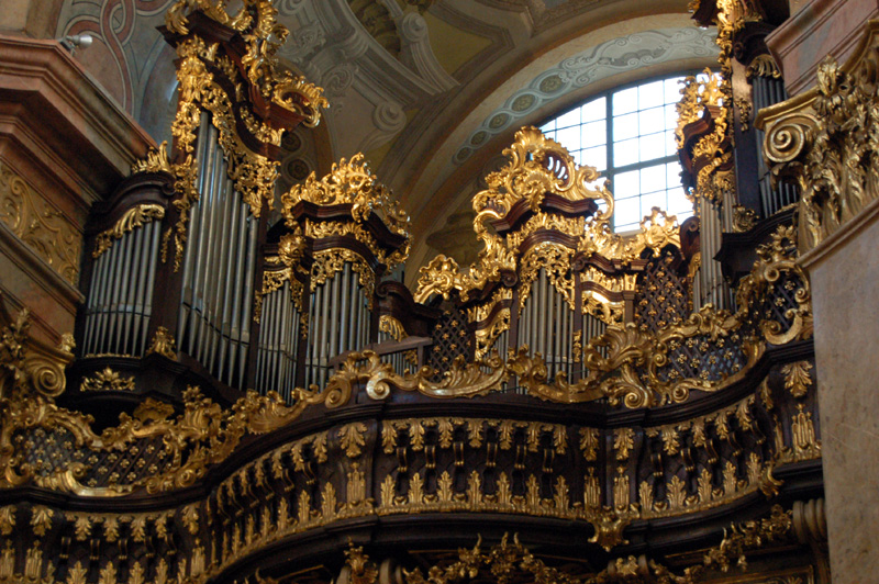 ornate gold ornate decorations in a church