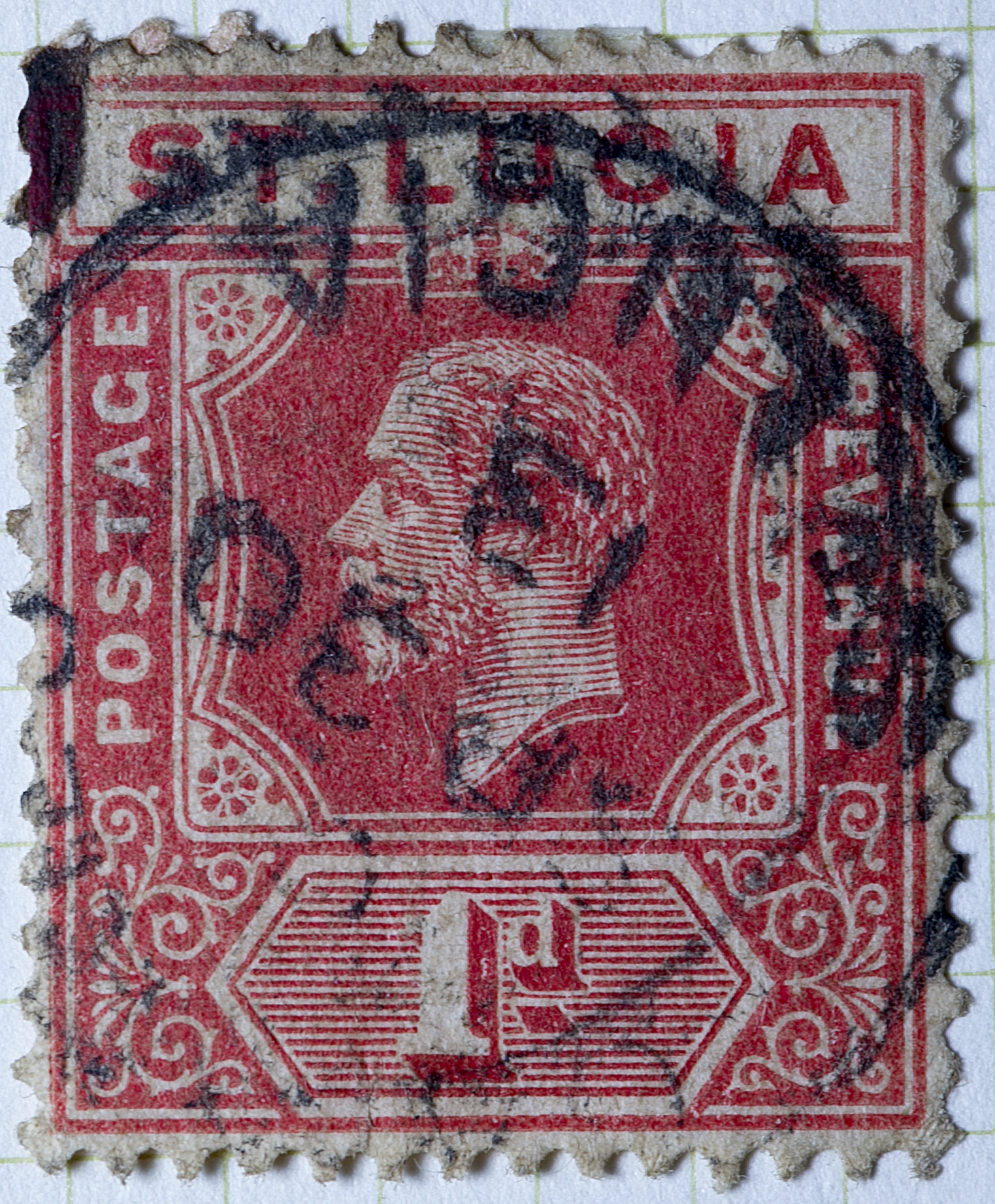 a stamp with the word a is engraved on it