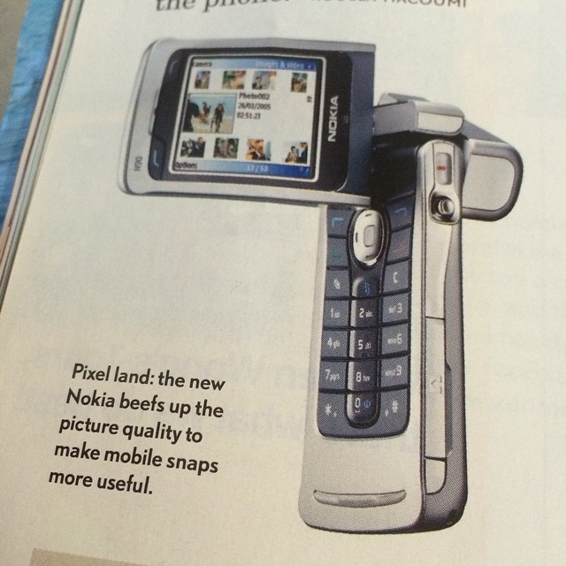 an article in the news about a nokia phone