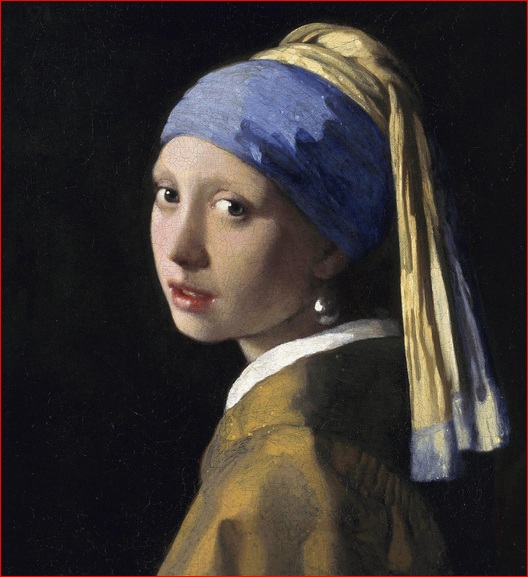 the girl with a pearl ear painting by dutch artist jan hauvaet