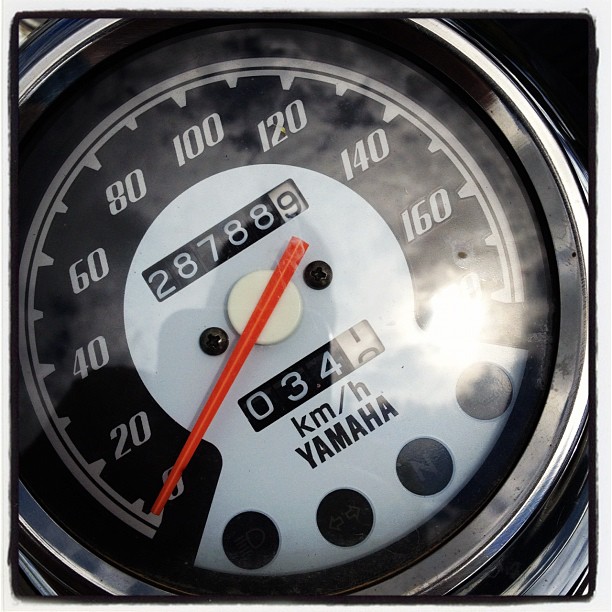 the pressure gauge is high on the automobile's engine