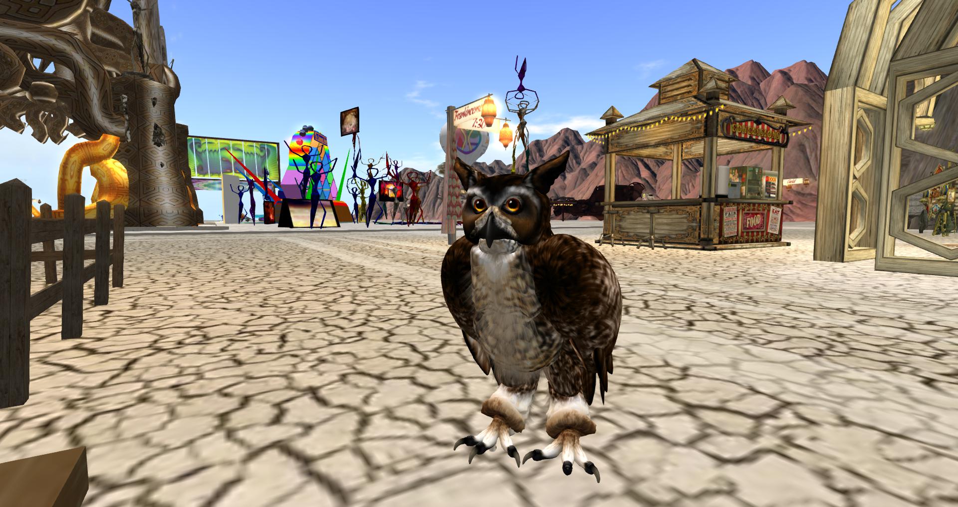 an image of an animated animation with an owl