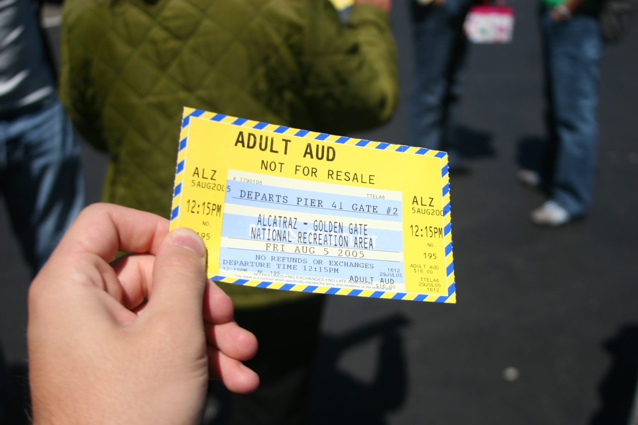 a ticket for a tennis match being held