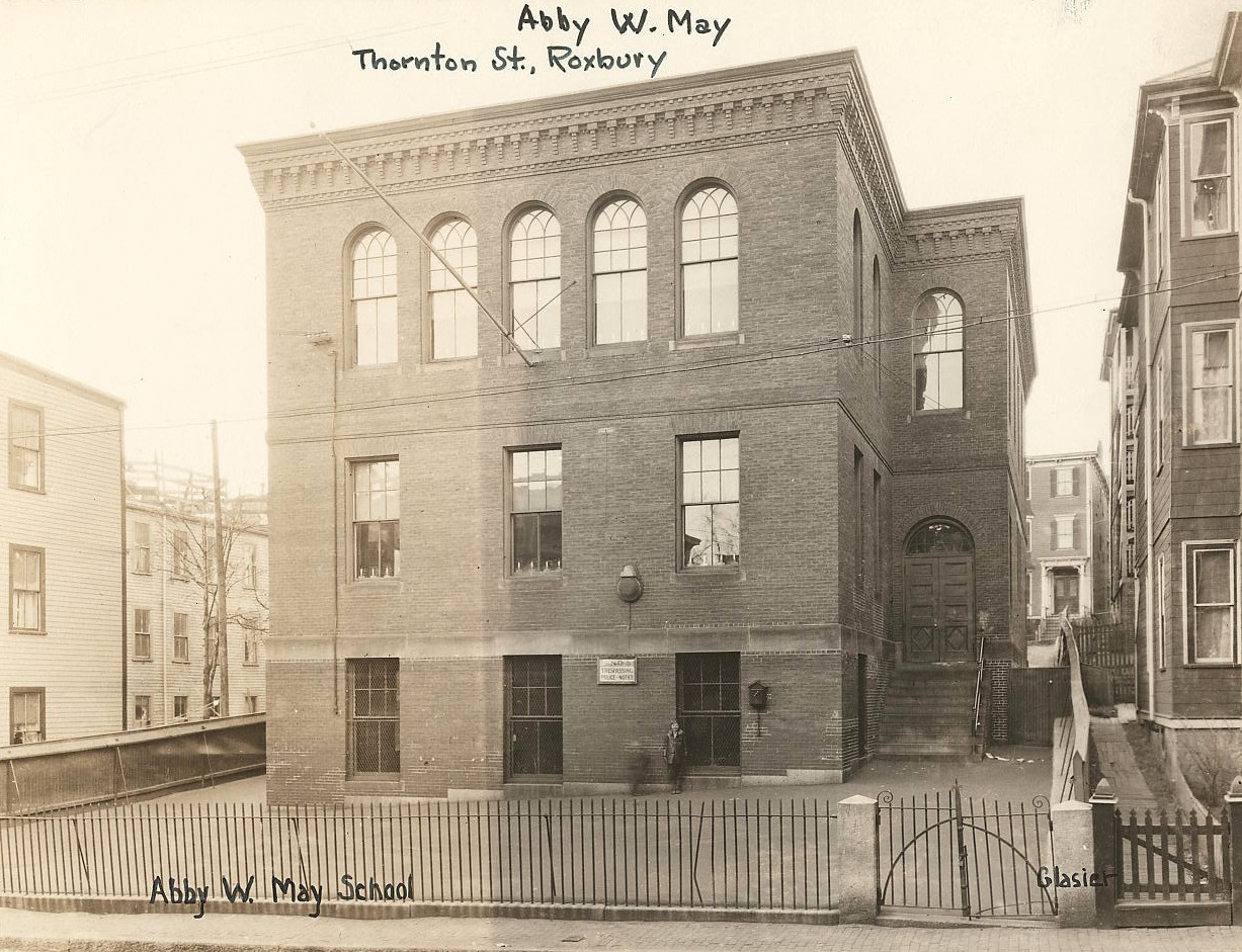 this black and white po is of a large building