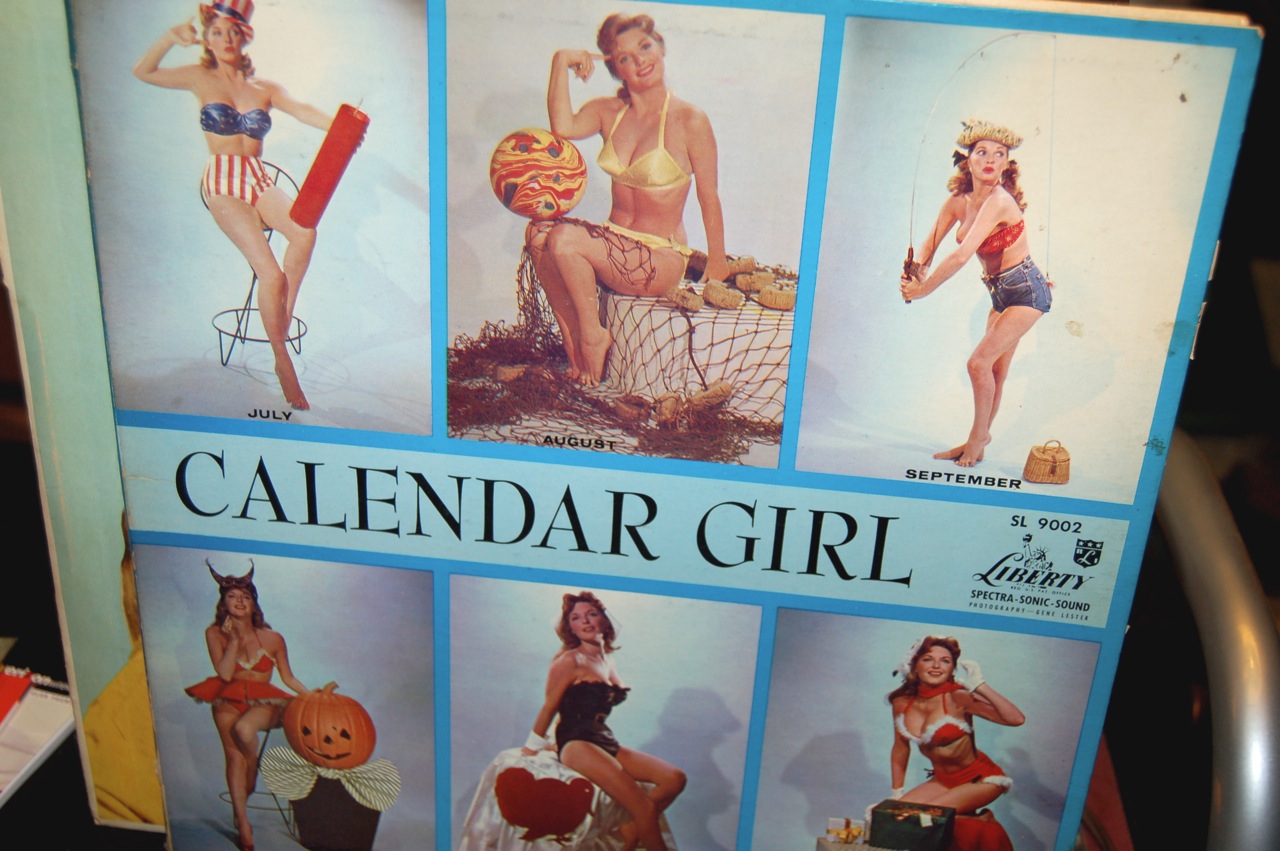 calendar girl pictures from the 1960s