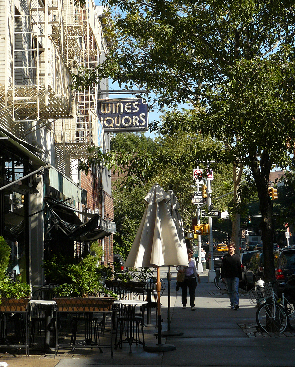 the street sign says little rock in a city