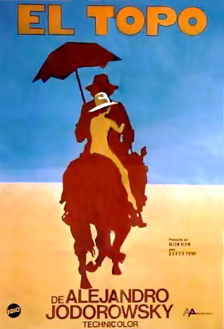 a movie poster with the spanish title el topo