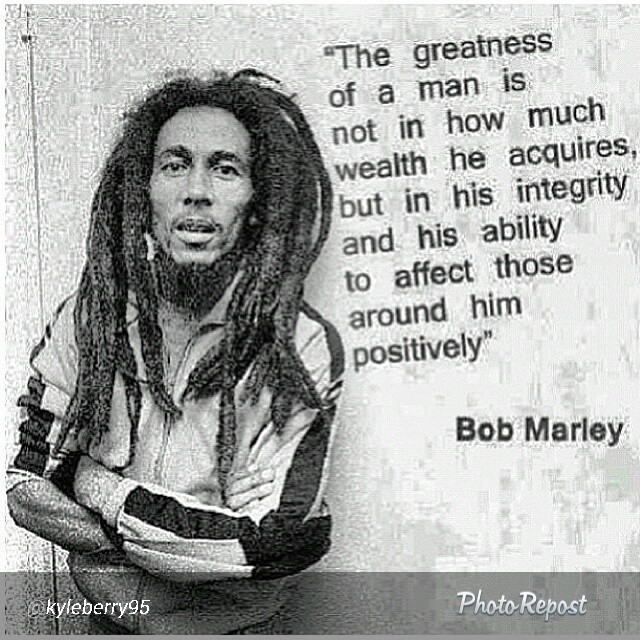 bob marley is looking back on the picture