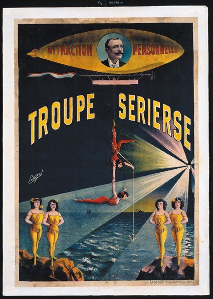 a poster that says, french prove series, with four performers in yellow jumpsuits