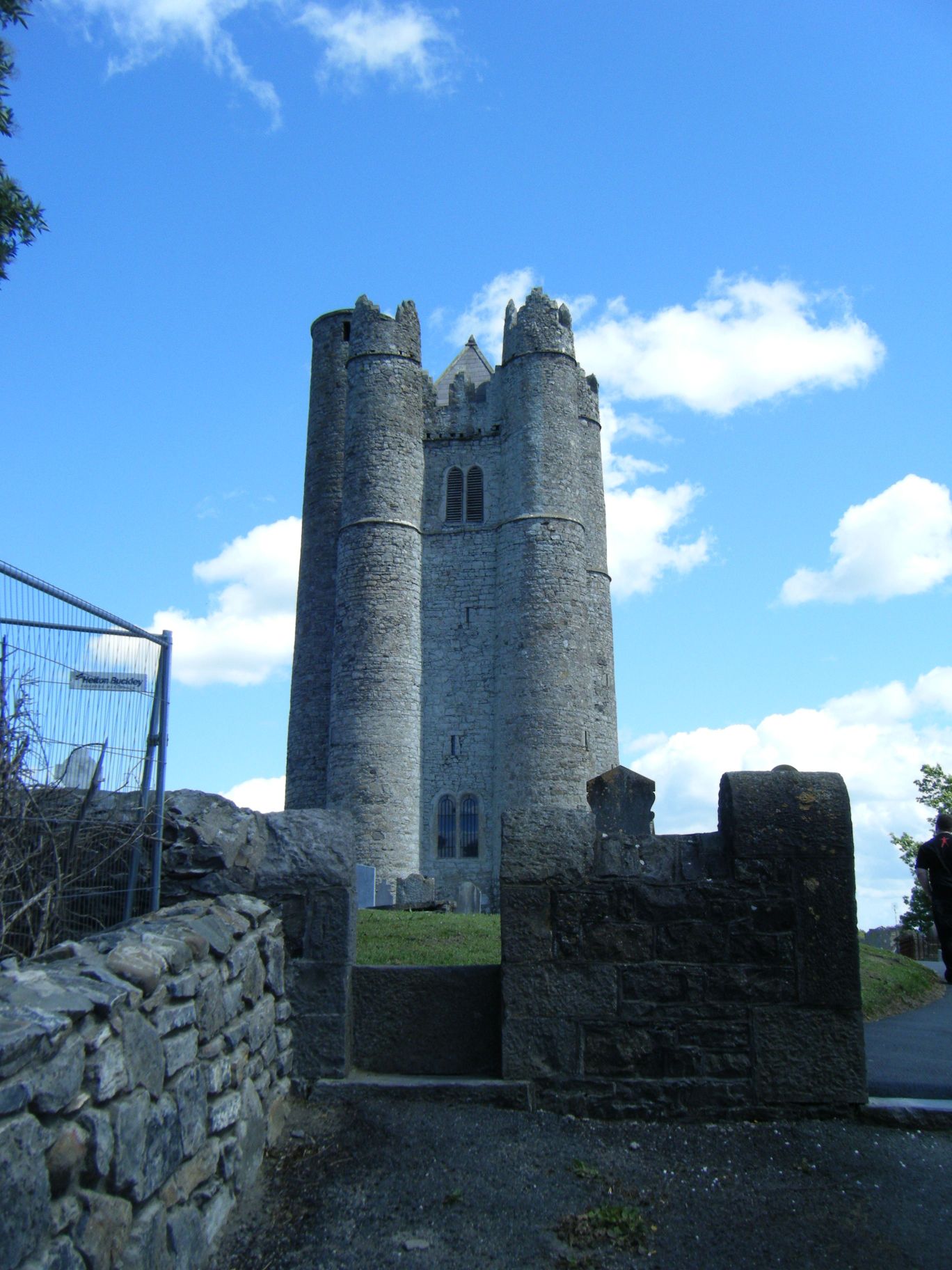 the castle is located on the outskirts of the park