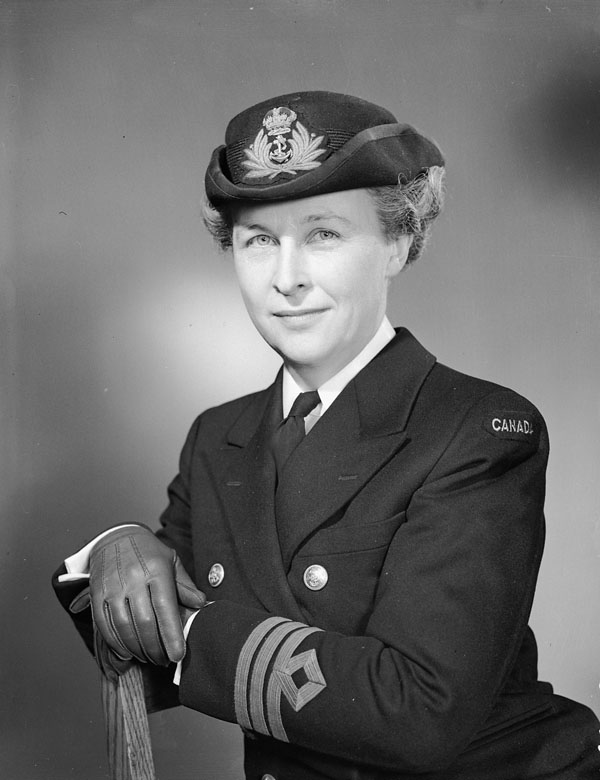 a black and white po of a woman in military uniforms
