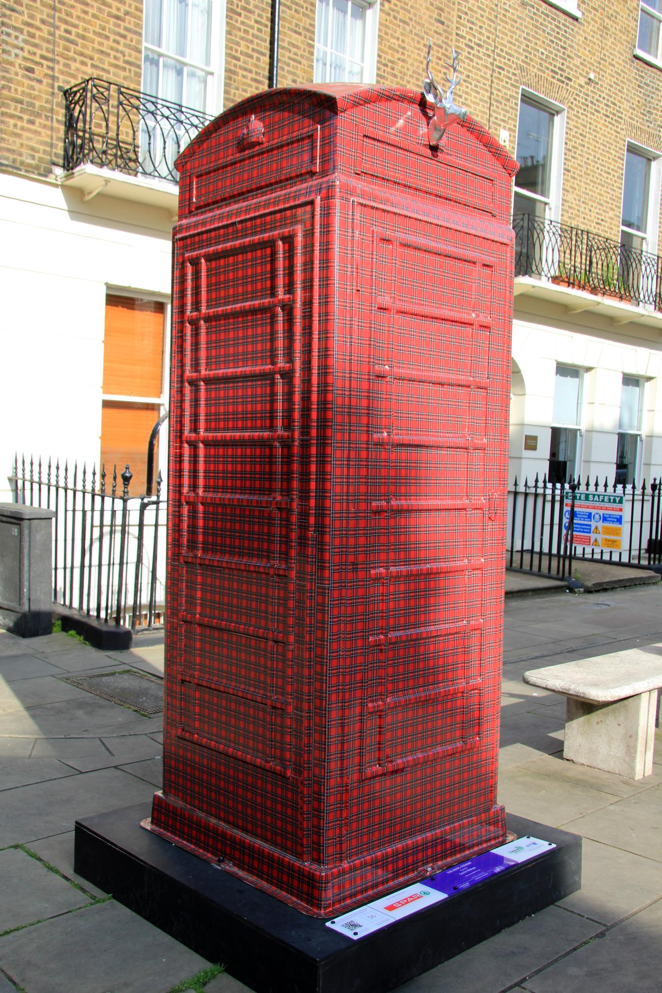 the building is made out of small mesh bricks