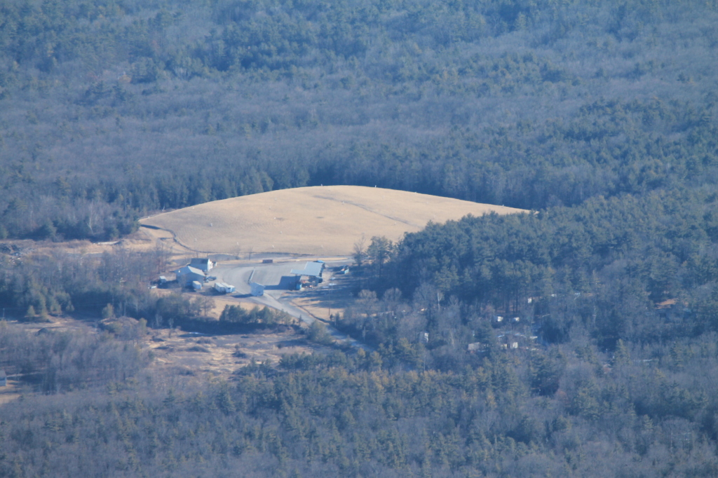 an old farm on an open country land