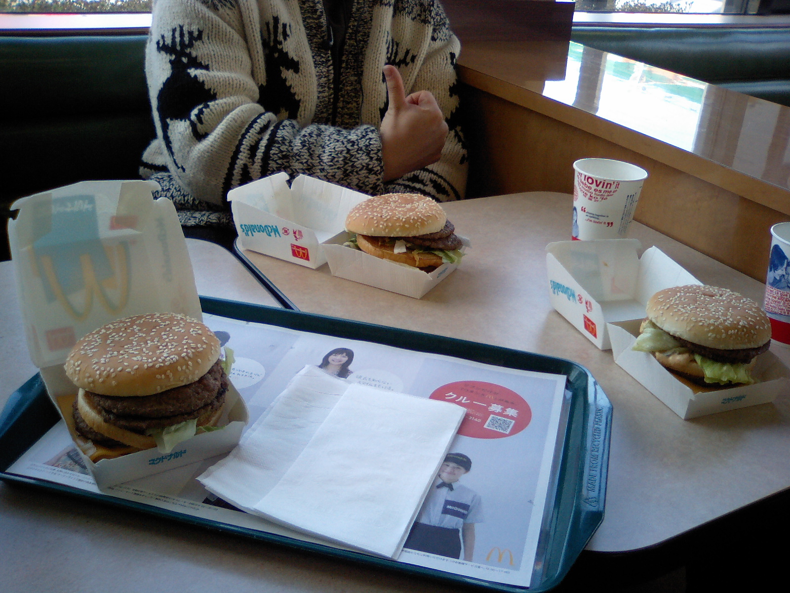 there is a tray on the table with sandwiches