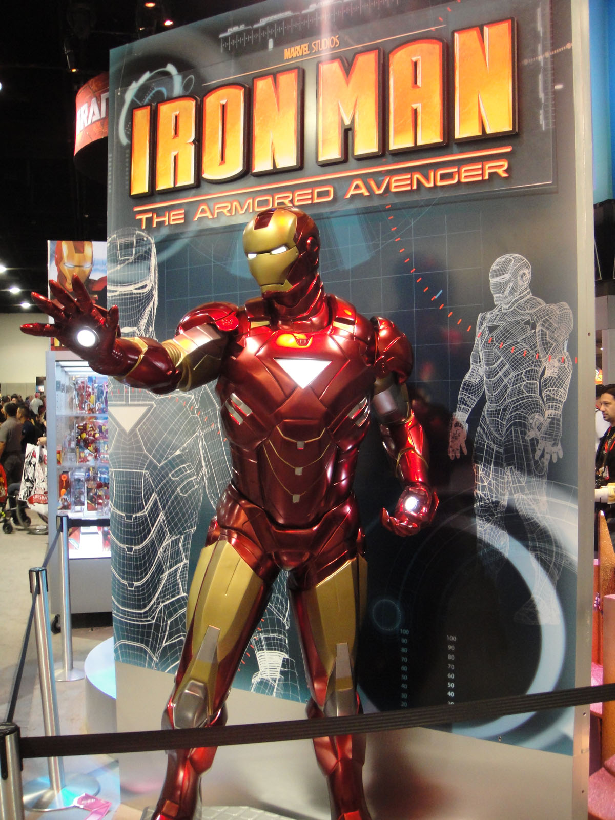 a costume made to look like iron man