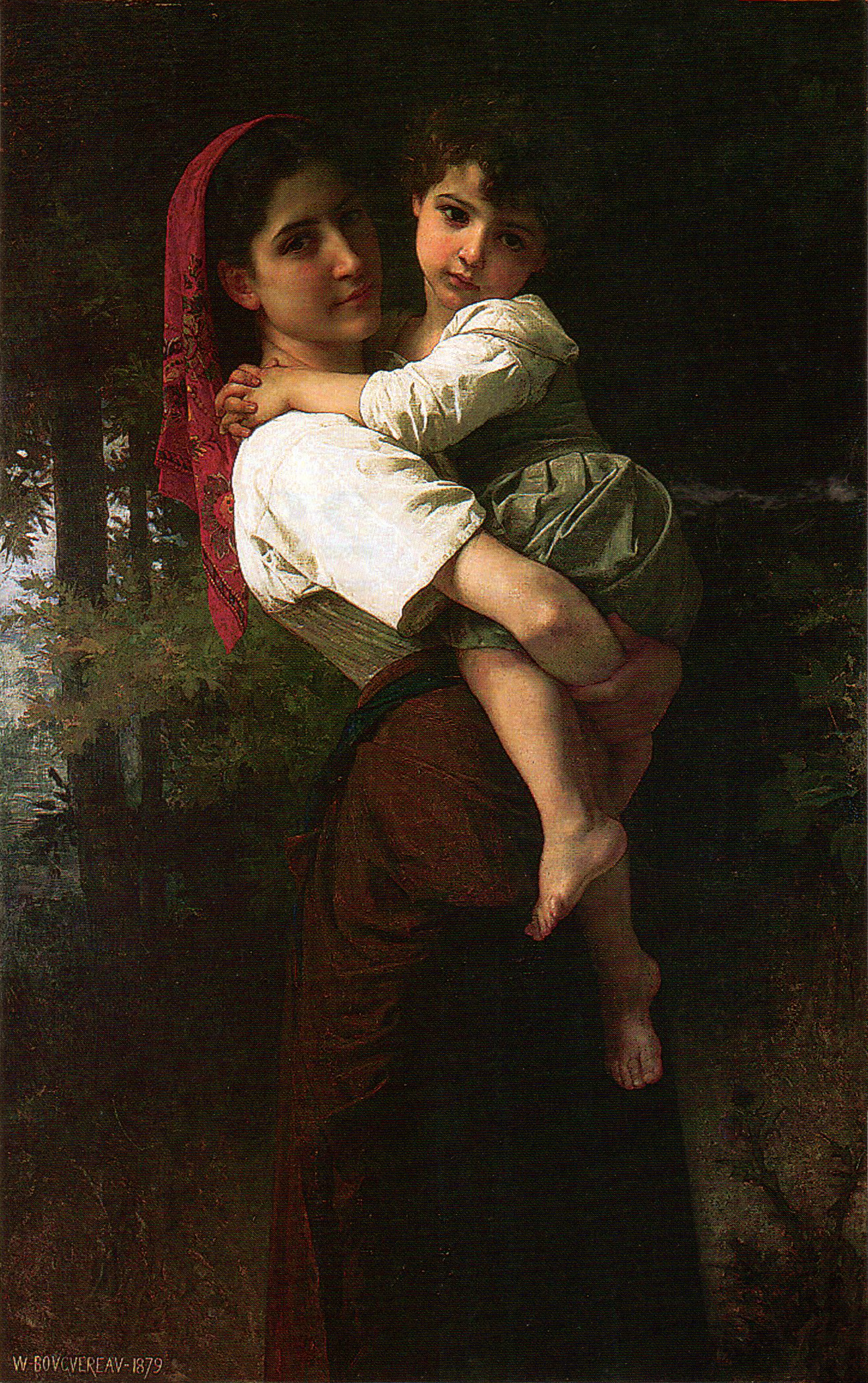 an image of a man holding a child