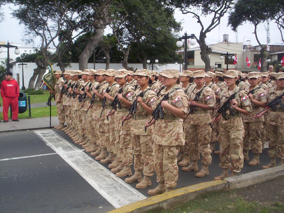 a large group of military men stand together