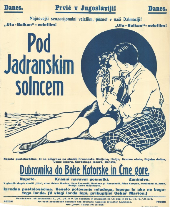 a poster advertising a polish movie with a boy and a girl sitting next to each other
