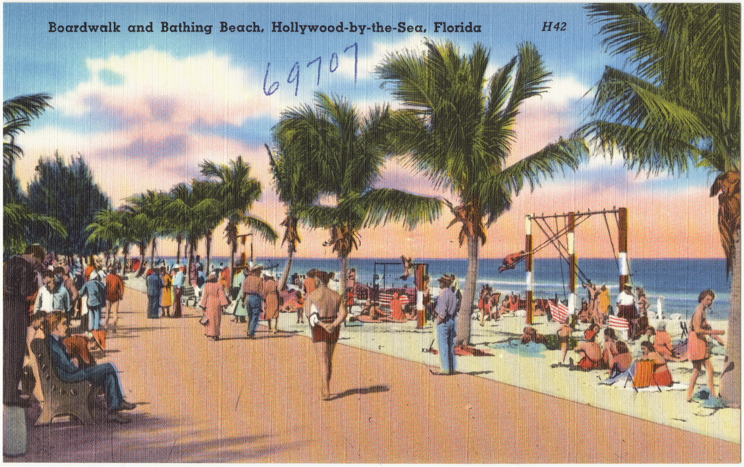 the boardwalk of beach blvd in key biste