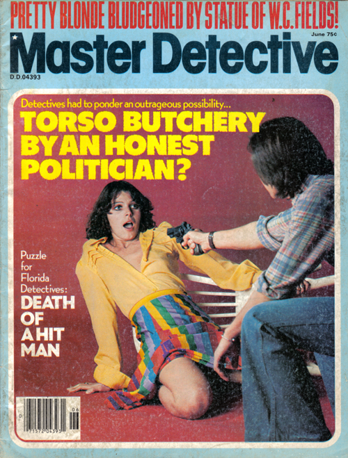 the magazine cover of the last issue of the master detective
