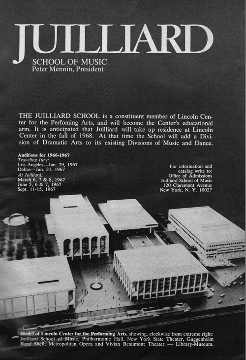 a poster showing the model for the school