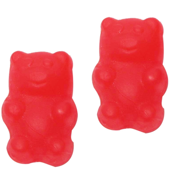 gummy bears for children on a white background