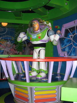 toy story world at the disneyland california adventure park