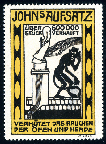 stamp from the german postage of john's blufffatz