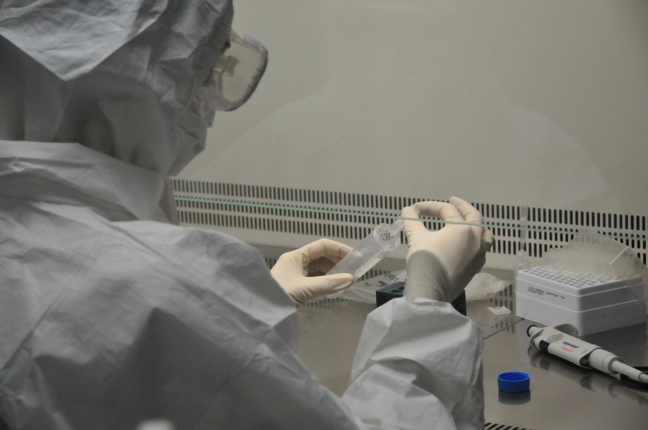 a surgeon using an instrument to treat the patient
