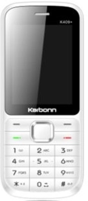 a white and black cell phone on top of a stand