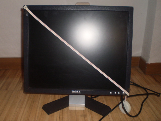 this is an image of a monitor with ribbon on it