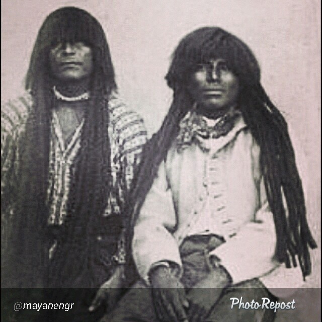 an old time po of two native american women