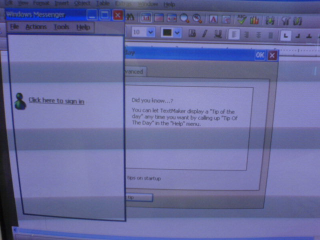 an email page on the screen of a computer monitor