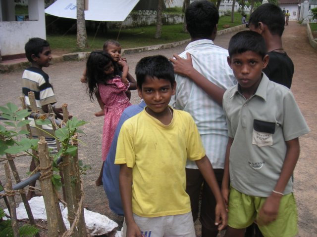 five children are posing for a po together