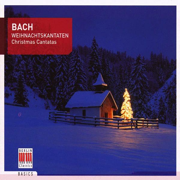 the cover art for bach weinachskarsten christmas cantams